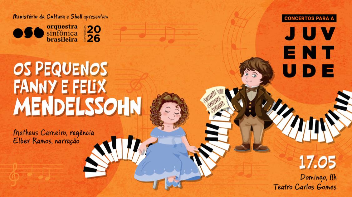 Imagem do evento Concertos para a Juventude - Os Pequenos Fanny e Felix Mendelssohn