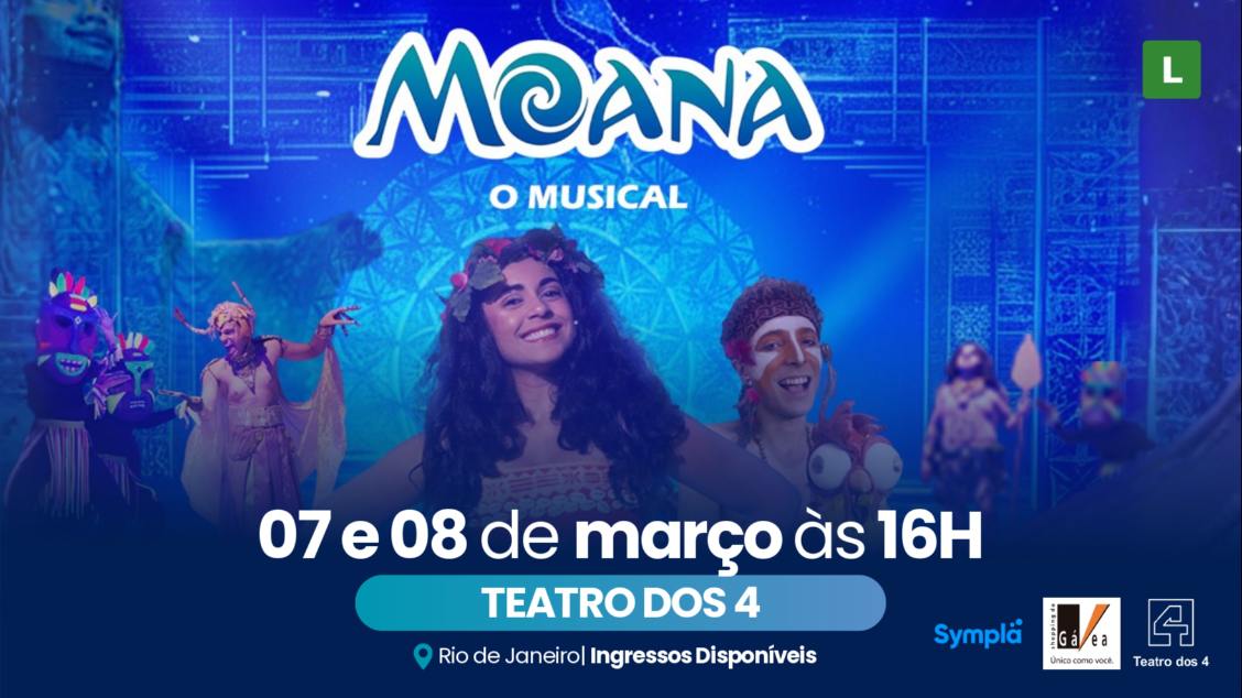 Moana o Musical em Rio de Janeiro