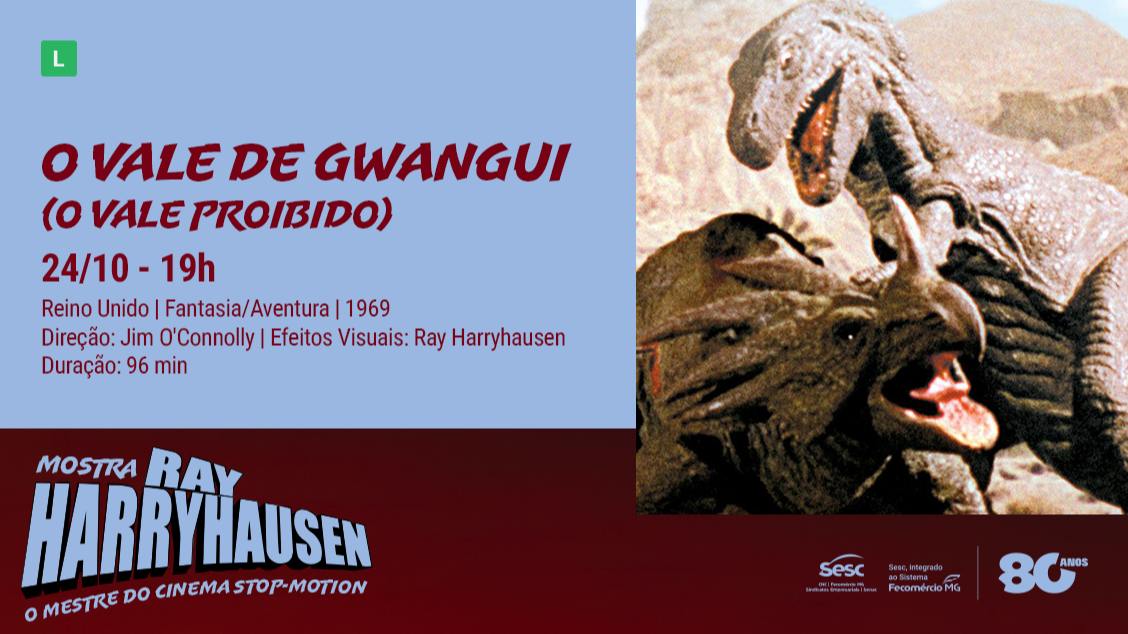 Imagem da fonte — MOSTRA RAY HARRYHAUSEN – O MESTRE DO CINEMA STOP-MOTION: O VALE DE GWANGUI (O VALE PROIBIDO)